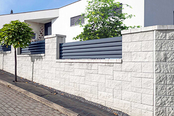 Wall and fence