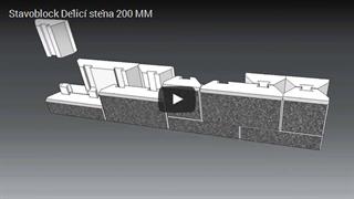 Stavoblock partition wall 200 mm